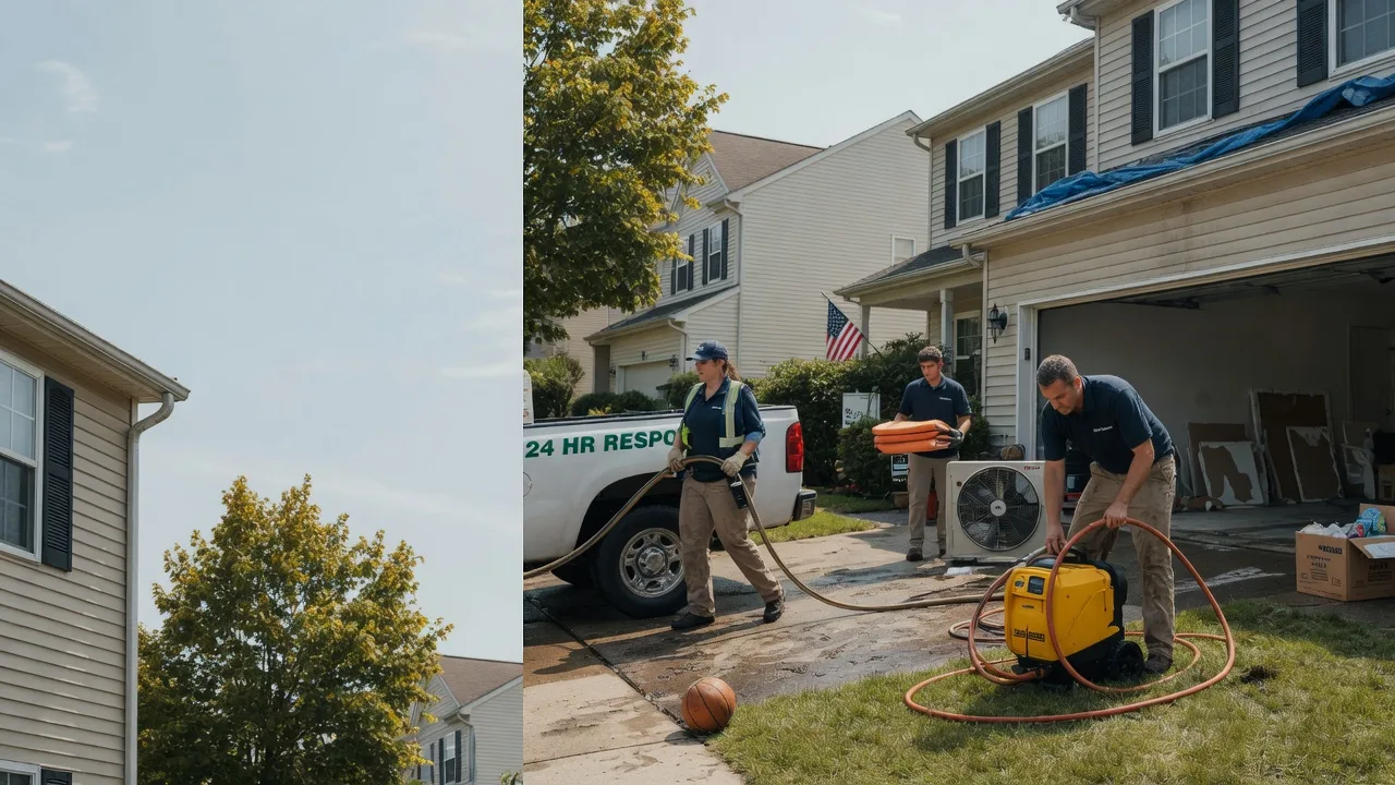 Emergency Water Damage Restoration in Montgomery Village, MD near me